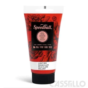 Casstillo Speedball Tinta Impresion Relieve Base Agua 75Ml Rojo Claro