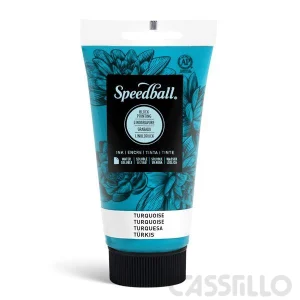 Casstillo Speedball Tinta Impresion Relieve Base Agua 75Ml Turquoise