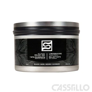 Casstillo Speedball Tinta Impresion Relieve Base Oleo 236Ml Negro