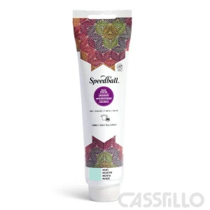 Casstillo Speedball Tinta Impresion Relieve Para Tela 150Ml Menta