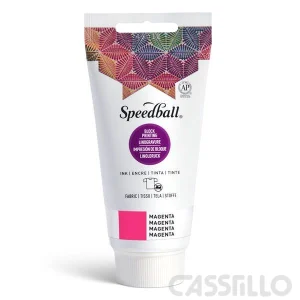 Casstillo Speedball Tinta Impresion Relieve Para Tela 75Ml Magenta