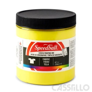 Casstillo Tinta Serigrafia Speedball 237 Ml Amarillo De Proceso
