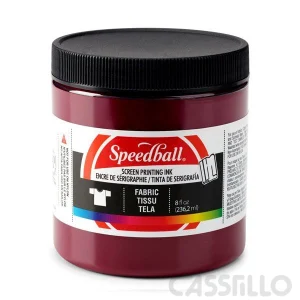 Casstillo Tinta Serigrafia Speedball 237 Ml Burdeos