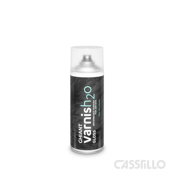 Casstillo-Ghiant-H2O-Barniz-Brillante-Spray-400Ml Barniz H2O Brillante Spray Ghiant 400 Ml - Imagen 1