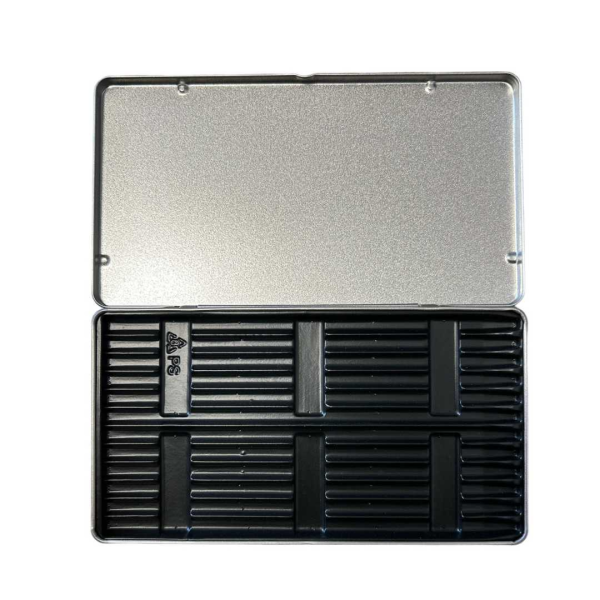 Caja Metálica Vacía Para Lápices Dalbe Capacidad 12 Unidades