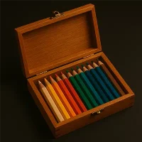 Boîte de crayons de couleur