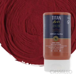 Casstillo Acrilico Extra Fino Titan 250 Ml Tierra Siena Tostada