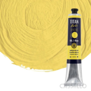 Casstillo Oleo Titan Amarillo Napoles N08 Tubo 60 Ml
