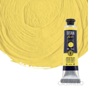 Casstillo Oleo Titan Amarillo Napoles Tubo N 8 20 Ml