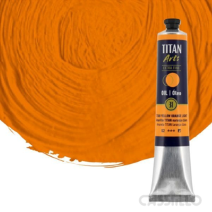 Casstillo Oleo Titan Amarillo Naranja Claro N 31 Tubo 60 Ml