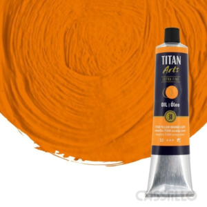 Casstillo Oleo Titan Amarillo Naranja Claro N31 Tubo 200 Ml