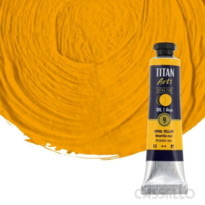 Casstillo Oleo Titan Amarillo Real Tubo N 9 20 Ml