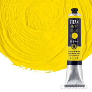 Casstillo Oleo Titan Amarillo Titan Medio N 28 Tubo 60 Ml