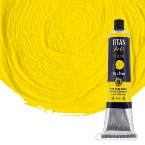 Casstillo Oleo Titan Amarillo Titan Medio N28 Tubo 200 Ml