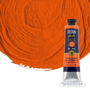 Casstillo Oleo Titan Amarillo Titan Naranja Tubo N 30 20 Ml