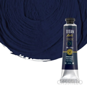Casstillo Oleo Titan Azul Indigo Tubo N 57 20 Ml