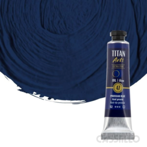 Casstillo Oleo Titan Azul Prusia Tubo N 47 20 Ml