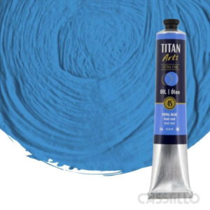 Casstillo Oleo Titan Azul Real N 45 Tubo 60 Ml