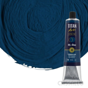 Casstillo Oleo Titan Azul Turquesa N48 Tubo 200 Ml