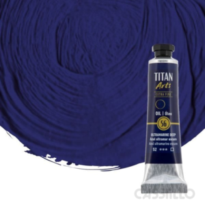 Casstillo Oleo Titan Azul Ultramar Oscuro Tubo N 56 20 Ml