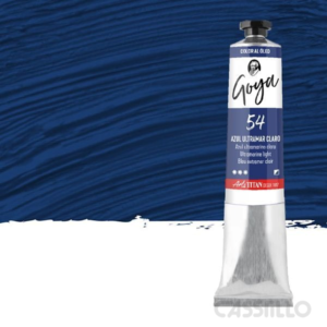 Casstillo Oleo Titan Goya 200 Ml Color Azul Ultramar Claro