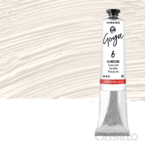 Casstillo Oleo Titan Goya 200 Ml Color Blanco Zinc