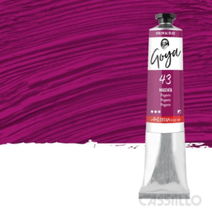 Casstillo Oleo Titan Goya 200 Ml Color Magenta