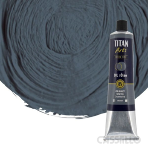 Casstillo Oleo Titan Gris Frio N85 Tubo 200 Ml