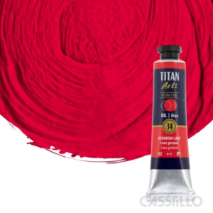 Casstillo Oleo Titan Laca Geranio Tubo N 34 20 Ml