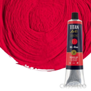 Casstillo Oleo Titan Laca Geranio Tubo N13 200 Ml