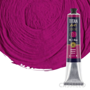 Casstillo Oleo Titan Magenta N 43 Tubo 60 Ml