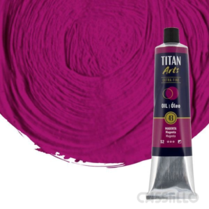 Casstillo Oleo Titan Magenta N43 Tubo 200 Ml