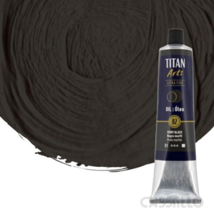 Casstillo Oleo Titan Negro Marfil N82 Tubo 200 Ml