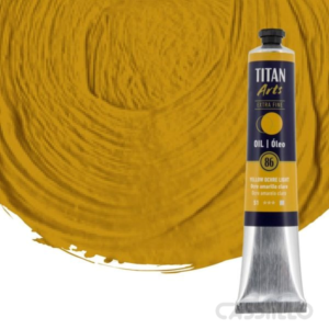 Casstillo Oleo Titan Ocre Amarillo Claro N 86 Tubo 60 Ml