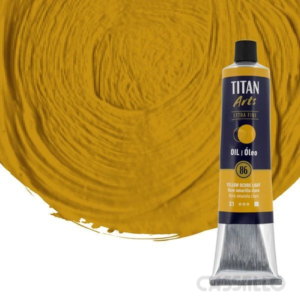 Casstillo Oleo Titan Ocre Amarillo Claro N86 Tubo 200 Ml