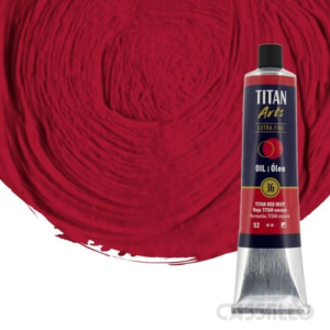 Casstillo Oleo Titan Rojo Oscuro N36 Tubo 200 Ml