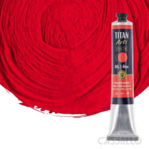 Casstillo Oleo Titan Rojo Titan Escarlata Tubo N 32 60 Ml