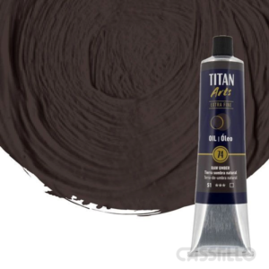 Casstillo Oleo Titan Tierra Sombra Natural N74 Tubo 200 Ml