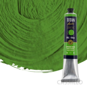 Casstillo Oleo Titan Verde Cinabrio N 67 Tubo 60 Ml