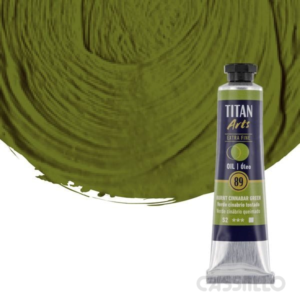 Casstillo Oleo Titan Verde Cinabrio Tostado Tubo N 89 20 Ml