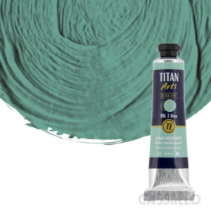 Casstillo Oleo Titan Verde Cobalto Oscuro Tubo N 72 20 Ml