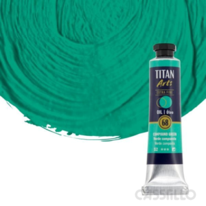 Casstillo Oleo Titan Verde Compuesto Tubo N 68 20 Ml