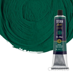 Casstillo Oleo Titan Verde Esmeralda N70 Tubo 200 Ml