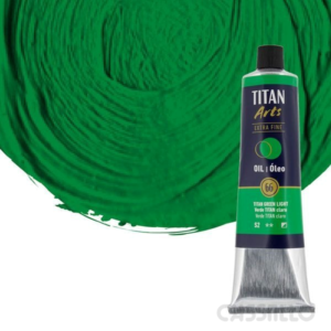 Casstillo Oleo Titan Verde Titan Claro N66 Tubo 200 Ml