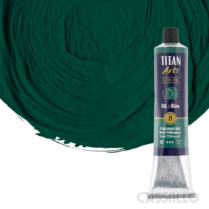 Casstillo Oleo Titan Verde Titan Oscuro N71 Tubo 200 Ml