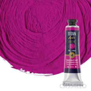 Casstillo Oleo Titan Violeta Cobalto Claro Tubo N 60 20 Ml