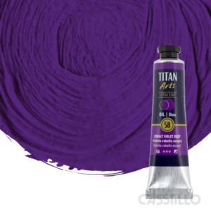 Casstillo Oleo Titan Violeta Cobalto Oscuro Tubo N 58 20 Ml