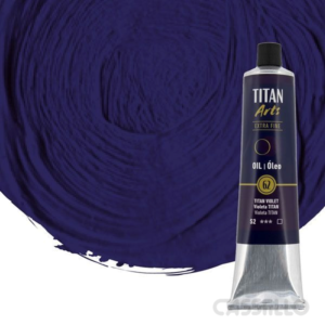 Casstillo Oleo Titan Violeta Titan N62 Tubo 200 Ml