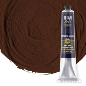 Casstillo Titan Acrilico Extra Fino 60 Ml Tierra Sombra Tostada