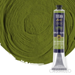 Casstillo Titan Acrilico Extra Fino 60 Ml Verde Cinabrio